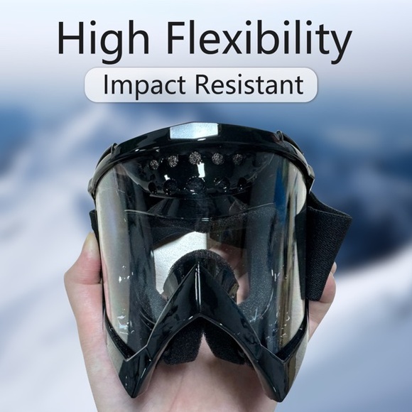 Black Motorcycle Goggles - Picture 9 of 11